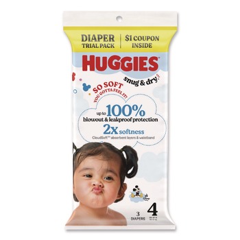  | Kimberly-Clark 57030 Snug and Dry Size 4 22 lbs to 37 lbs Disney Design (3 Diapers/Pack, 30 Packs/Carton)