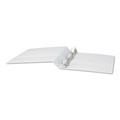 Binders | Universal UNV20744 1-1/2 in. Capacity 11 in. x 8-1/2 in. 3 Slant Ring View Binder - White image number 1