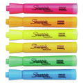 Highlighters | Sharpie 25053 Chisel Tip Tank Style Highlighters with Open-Stock Box - Assorted Ink Colors, Assorted Barrel Colors (12/Set) image number 0
