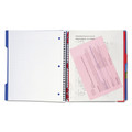 Notebooks & Pads | Five Star 06324 11 in. x 8.5 in. Sheets 3-Subject Medium/College Rule Advance Wirebound Notebook - Randomly Assorted Cover Color image number 10
