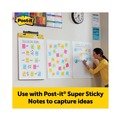 Notebooks & Pads | Post-it Easel Pads Super Sticky 561WL VAD 2PK 30 Sheets Presentation Format 1.5-in Rule 25-in x 30-in Vertical-Orientation Self-Stick Easel Pads - White (2/Carton) image number 6