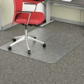 Office Chair Mats | Alera CM1J442FALEPL 46 x 60 Occasional Use Studded Chair Mat for Flat Pile Carpet - Clear image number 4