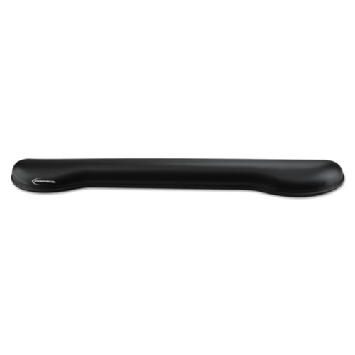 Mouse Pads & Wrist Support | Innovera IVR51451 18.5 in. x 2.87 in. Softskin Gel Keyboard Wrist Rest - Black image number 0