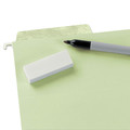 File Folders | Smead 64032 1/3-Cut Tabs Letter Size Erasable FasTab Hanging Folders - Moss (20/Box) image number 2