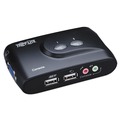 Office Electronics & Batteries | Tripp Lite B004-VUA2-K-R Compact USB KVM Switch with Audio and Cable image number 0
