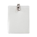 Label & Badge Holders | Advantus 75457 3.38 in. x 4.25 in. Vertical ID Badge Holders with Clip - Clear (50/Pack) image number 0