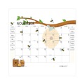 Bulletin Boards | House of Doolittle 1565 22 in. x 17 in. 12-Month (Aug 2025-Jul 2026) Academic Year Recycled Honeycomb Desk Pad Calendar - White/Multicolor Sheets image number 1