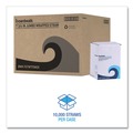 Cutlery | Boardwalk BWKFSTW775W25 7.75 in. Flexible Plastic Wrapped Straws - White (20/Carton) image number 5