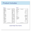 Sheet Protectors | C-Line 05557 11 in. x 8.5 in. 2 in. Heavy Sheet Protectors with Index Tabs - Clear Tabs (1-Set) image number 1