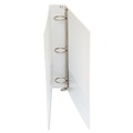 Binders | Universal UNV20972 Economy 1.5 in. Capacity 11 in. x 8.5 in. Round 3-Ring View Binder - White image number 6