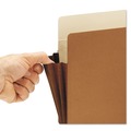 File Jackets & Sleeves | Smead 73395 7 in. Expansion Redrope Tuff Pocket Drop-Front File Pockets with Fully Lined Gussets - Letter, Redrope (5/Box) image number 1