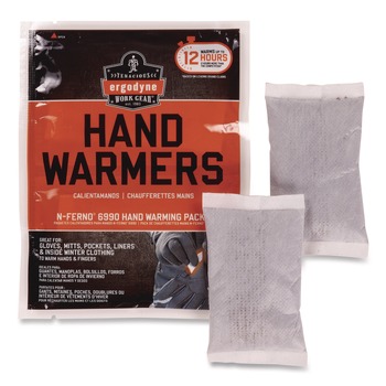 Ergodyne 16990 N-Ferno 6990 Individually Packaged Hand Warming Packs (1/Carton)