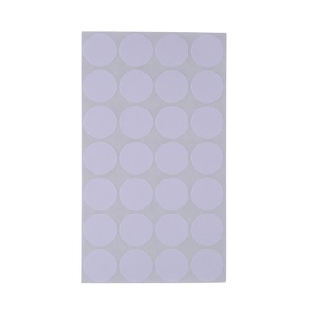 Universal UNV40108 0.75 in. Diameter Self-Adhesive Removable Color-Coding Labels - White (28/Sheet, 36 Sheets/Pack)