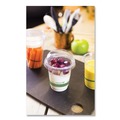 Cups and Lids | Vegware R200-G 7 oz. 76-Series Plastic Cold Cup - Clear/Green (1000/Carton) image number 2