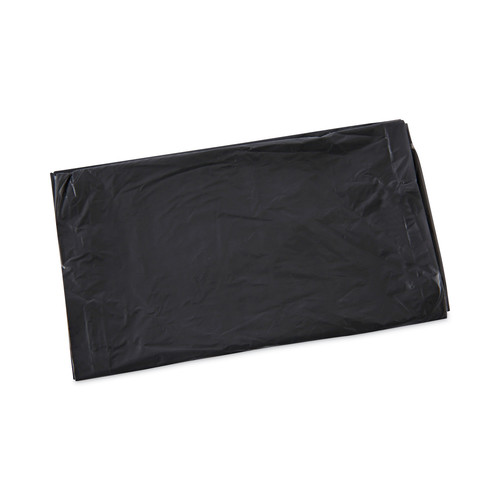Trash & Waste Bins | Boardwalk H6036HBK 30 in. x 36 in. 30 gal. 0.65 mil Linear Low Density Industrial Flat Pack Can Liners - Black (200/Carton) image number 0