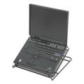 Office Desks & Workstations | Safco 2161BL 12.25 in. x 12.25 in. x 2 in. Onyx Mesh Laptop Stand - Black image number 1