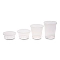 Food Trays, Containers, and Lids | GEN TD40012E 12 oz. Plastic Deli Containers with Lid - Clear (240/Carton) image number 4