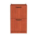 Office Filing Cabinets & Shelves | Alera ALEVA542822MC 15.63 in. x 20.5 in. x 28.5 in. Valencia Series 2-Drawer Full File Pedestal - Medium Cherry image number 0