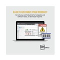 Labels | Avery 61511 Surface Safe 5 in. x 7 in. Inkjet/Laser Printers Removable Label Safety Signs - White (30/Pack) image number 2