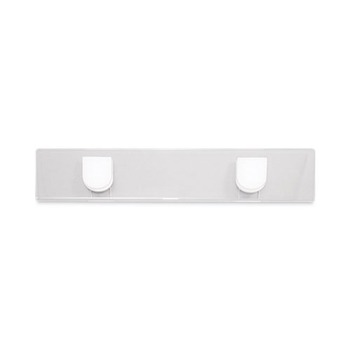 OFFICE PRESENTATION SUPPLIES | Advantus 75318 9 in. x 2 in. Panel Wall Sign Acrylic Name Holder - Clear