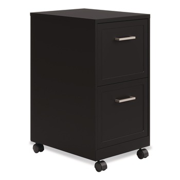 Alera 26413 Two-Drawer Mobile Vertical File 2 Letter-Size File Drawers 14.25 x 18 x 26.7 - Black