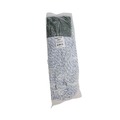 | Boardwalk BWK552 Rayon/Polyester Wide Floor Finish Mop Head - Medium, White/Blue (12/Carton) image number 1