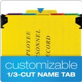File Folders | Pendaflex SER-2-YEL 1/3-Cut Exterior Tabs 5 Dividers with 1/5-Cut Tabs Letter Size Hanging-Style Personnel Folders - Yellow image number 2