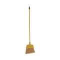 Brooms | Boardwalk BWKBRMAXIL 55 in. Handle Corn Fiber Angled-Head Lobby Brooms - Yellow (12/Carton) image number 1