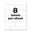 Labels | Avery 60538 PermaTrack 2 in. x 3.75 in. Laser Printers Tamper-Evident Asset Tag Labels - White (64/Pack) image number 5