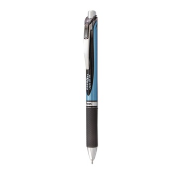 Pentel BLN77-A EnerGel RTX Medium 0.7 millimeter Retractable Gel Pen - Black Ink/Black/Blue Barrel