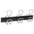 Wall Racks & Hooks | Alba PMPRO3M 18.11 in. x 2.95 in. x 6.45 in. 22 lb Capacity Metal Wall-Mount Coat Hooks - Silver image number 0