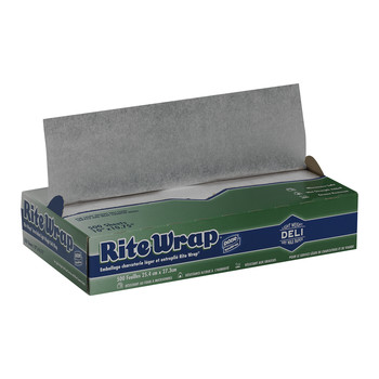 Dixie RW106 Rite-Wrap Dry Wax Lightweight Deli Paper, 10 x 10.75, 500 Sheets/Pack, 12 Packs/Carton