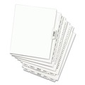 Just Launched | Avery 11376 11 in. x 8.5 in. 27-Tab Preprinted Legal Exhibit Bottom A to Z Tab Index Dividers - White (1-Set) image number 4