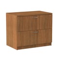 Office Filing Cabinets & Shelves | Alera ALEVA513622WA Valencia Series 34 in. x 22-3/4 in. x 29-1/2 in. Two-Drawer Lateral File - Modern Walnut image number 1