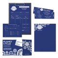 Copy & Printer Paper | Astrobrights 21906 8.5 in. x 11 in. 24 lbs. Bond Weight Color Paper - Blast-Off Blue (500/Ream) image number 2