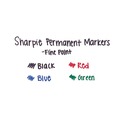 Permanent Markers | Sharpie 30174PP Fine Bullet Tip Permanent Marker - Assorted Colors (4/Set) image number 3