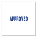Stamps & Stamp Supplies | Universal UNV10043 Pre-Inked One-Color Approved Message Stamp - Blue image number 4