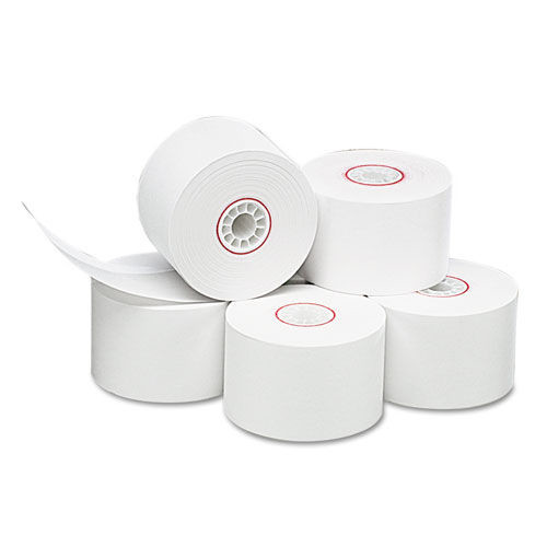 Register & Thermal Paper | PM Company 18996 1.75 in. x 150 ft. Direct Thermal Printing Thermal Paper Rolls - White (10/Pack) image number 0