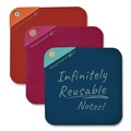 Sticky Notes & Post it | Boogie Board VN30M60001 VersaNotes Reusable Notes, 4 x 4, Assorted Colors, 3/Pack image number 0