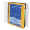 Sheet Protectors | C-Line 06650 9.88 in. x 11.38 in. Binder Pocket With Write-On Index Tabs - Assorted (1-Set) image number 2