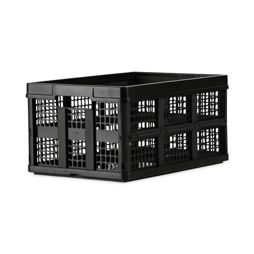 Boxes & Bins | Universal UNV40015 20.13 in. x 14.63 in. x 10.75 in. Letter Filing/Storage Tote - Black image number 0