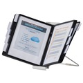 Binders | Durable 561201 InstaView Expandable Desktop Reference System with 10 Panels - Black/White image number 4