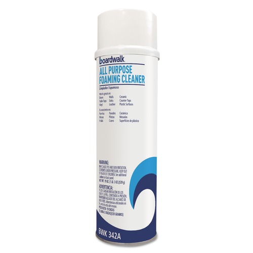 All-Purpose Cleaners | Boardwalk 1041290 19 oz. Aerosol Spray All-Purpose Foaming Cleaner with Ammonia image number 0
