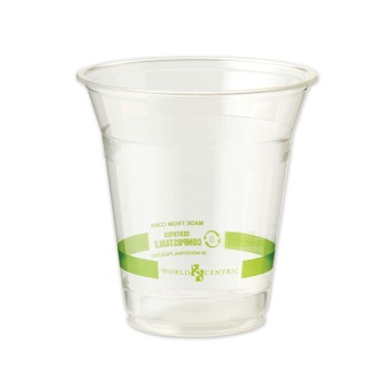 PRODUCTS | World Centric CPCS12 12 oz PLA Plastic Cold Cups - Clear (1000/Carton)