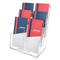 Desk Shelves | Deflecto 77401 9.63w x 6.25d x 12.63h 6-Compartment Leaflet Size DocuHolder - Clear image number 0