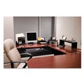 Desktop Organizers | Fellowes Mfg Co. 8038601 Designer Suites 13 in. x 9.13 in. x 4.38 in. Telephone Stand - Black Pearl image number 3