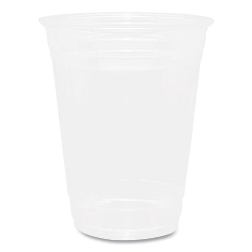 Cups and Lids | Karat C-KC16 16 oz. PET Plastic Cups - Clear (1000/Carton) image number 0