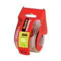 Packing Tapes | Scotch 145 Sure Start 1.88 in. x 22.2 yards 1.5 in. Core Packaging Tape with Dispenser - Clear (1-Roll) image number 2