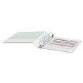 Binders | Universal UNV20972 Economy 1.5 in. Capacity 11 in. x 8.5 in. Round 3-Ring View Binder - White image number 3