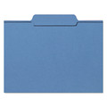 File Folders | Smead 12043 0.75 in. Expansion 1/3-Cut Tabs Colored File Folders - Letter Size/Blue (100/Box) image number 5
